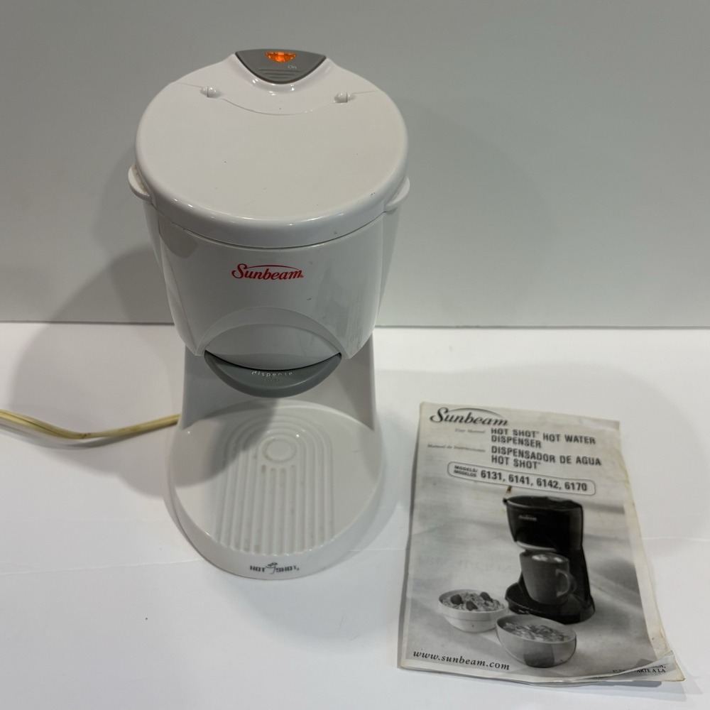 Sunbeam Hot Shot 6170 Hot Water Dispenser White 16 oz